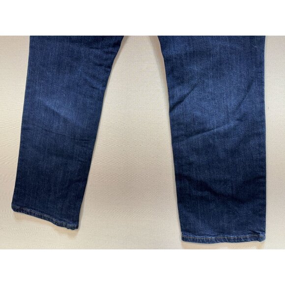 Levis 505 Straight Jeans Womens  Size 12 Blue Denim Medium Wash Classic Fit Y2K - Picture 13 of 13